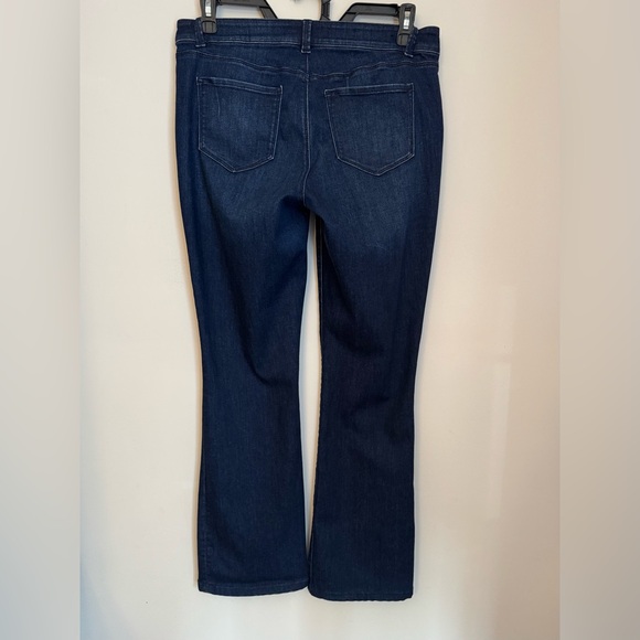 Ann Taylor The Boot Curvy Fit Denim Jeans Women’s Size 10 Dark Wash - Picture 2 of 4